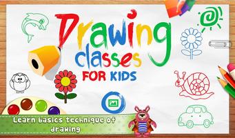 Drawing Classes For Kids پوسٹر