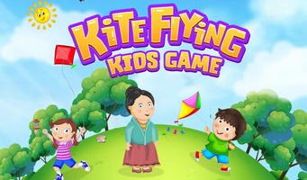 Kite Flying Kids Game Affiche