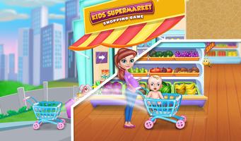 Kids Supermarket Shopping Game Plakat