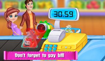 Kids Supermarket Shopping Game syot layar 2