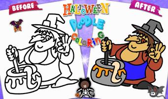 برنامه‌نما Halloween Doodle Coloring عکس از صفحه