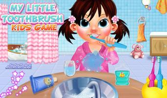 My Little Toothbrush Kids Game Affiche