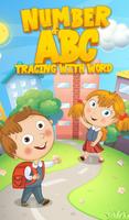 Number & ABC Tracing With Word Poster