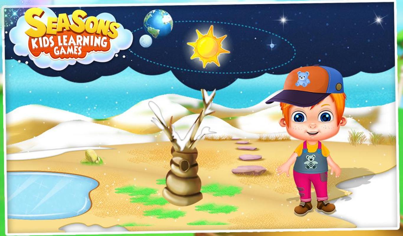 Игра том времена года. Игра на Seasons for Kids. Kid Learning game. Timing Learning игра.