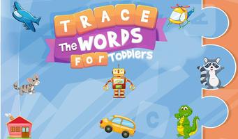 Trace The Words For Toddlers Plakat