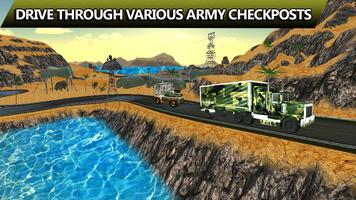 Offroad Army Truck driver Sim screenshot 2