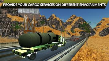 Offroad Army Truck driver Sim screenshot 3