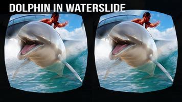 VR Water Slide Adventure-Dolphin Ride 3D Affiche