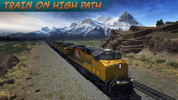 Fast Cargo Train Drive –Subway Hill 3D Transporter Affiche