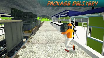 Fast Cargo Train Drive –Subway Hill 3D Transporter capture d'écran 2
