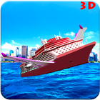 Bay Cruiser 3D Giả lập- cướp biển Tàu Stunt biểu tượng