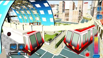 Sky Train Elevated Track: Sky Tram 3D Ride Affiche