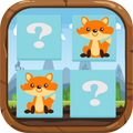 Animals memory game for kids
