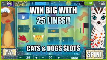 Slotmania: Kucing & Anjing Mesin Slot Gratis screenshot 3