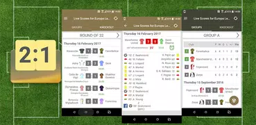 Live Scores for Europa League