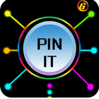 Szalony Pin Koło Glow ikona