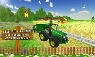 Farm Tractor Transportation 3D capture d'écran 1