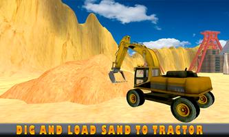 Sand Excavator Tractor  Sim capture d'écran 3