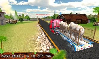 Transport Truck Zoo Animals скриншот 1
