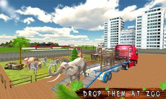 Transport Truck Zoo Animals скриншот 2