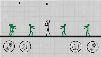 Stick Vs Zombie Fighter ảnh chụp màn hình 2