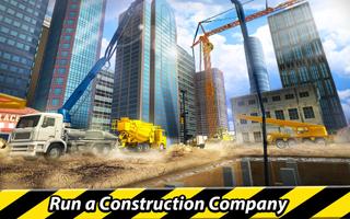 Construction Company Simulator Affiche