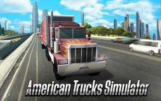 American Truck Driving 3D Poster