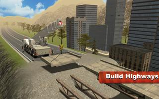 Bridge Construction Crane Sim スクリーンショット 2