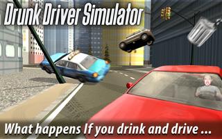 Drunk Driver Simulator 3D Affiche