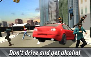 Drunk Driver Simulator 3D capture d'écran 1