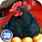Euro Farm Simulator: poulet icône