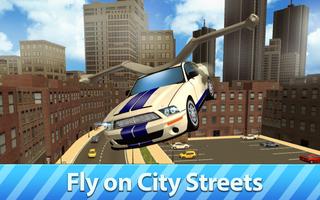 Flying Car Driver Simulator 3D capture d'écran 1