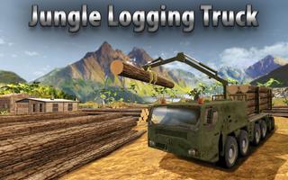 Jungle Logging Truck Simulator Affiche