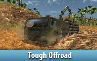 Jungle Logging Truck Simulator syot layar 2