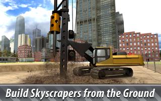 Skyscraper Construction Sim 3D اسکرین شاٹ 1