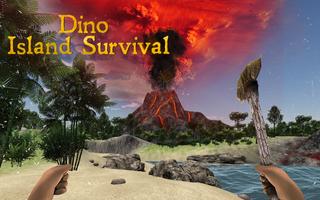 Dinosaur Island Survival 3D Affiche