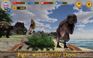 Dinosaur Island Survival 3D capture d'écran 1