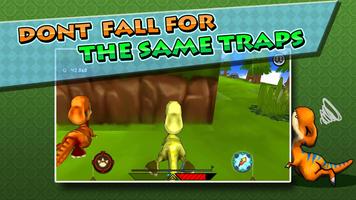 برنامه‌نما Trap & Go Dino: Jurassic Dinosaur Run عکس از صفحه