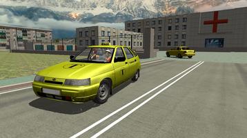Russian Taxi Simulator 3D скриншот 2