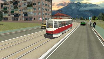 Russian Tram Simulator 3D الملصق