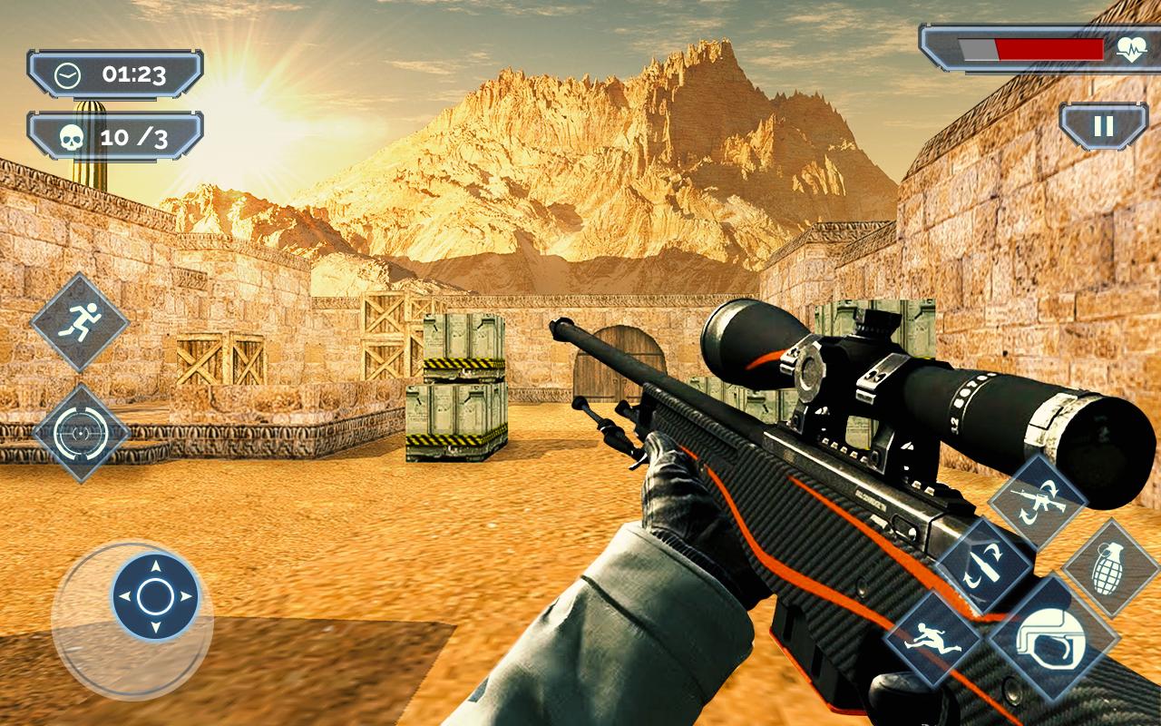 Critical Strike Sniper:Real 3D counter terrorist strike shoot game IPA  Cracked for iOS Free Download