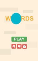 Words: Collect words with ball Affiche