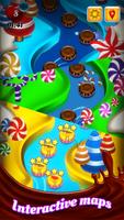 حلوى حلوى هوس - Match3 الملصق