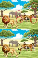 Find Difference Animals Game capture d'écran 3