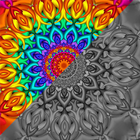 Mandala Sandbox Color By Number Book Pixel Art иконка