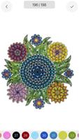 Mandala Sandbox Color By Number Book Pixel Art постер