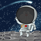 Astronaut Dorae-space أيقونة