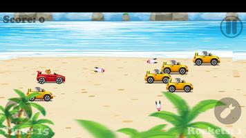 Beach Jerry Racing and Cat plakat