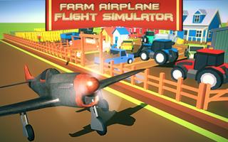 Farm Airplane Flight Simulator Affiche