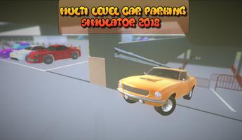 Multi Level Car parking simulator 2018 Affiche